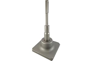 CHAMPION CHISEL WORKS Champion Chisel, 6" x 6" SDS Max Tamping Pad and Shank/Backfill Tamping and Surface Tamping Tool