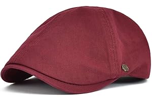 VOBOOM Cotton Flat Cabbie Hat Gatsby Ivy Irish Hunting Newsboy Cap