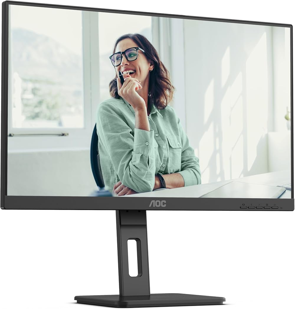 AOC Q27P3CV 27 inch QHD Monitor 75Hz IPS Height Adjust USB-C PD 65W USB Hub