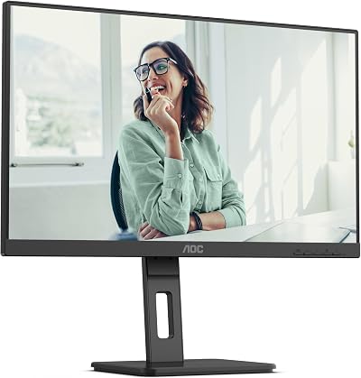 AOC Q27P3CV 27 inch QHD Monitor 75Hz IPS Height Adjust USB-C PD 65W USB Hub