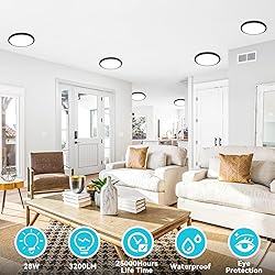 libtit 7 Inch Oil Rubbed Bronze Flush Mount Ceiling