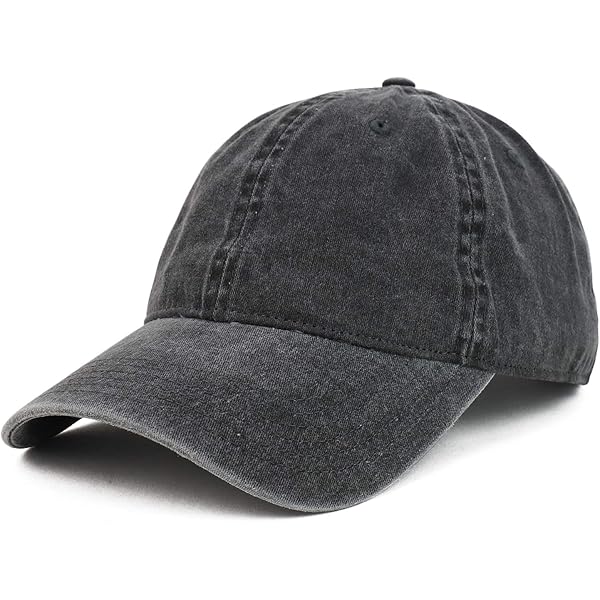 DALIX Mens Pigment Dyed Washed Cotton Cap - Adjustable Hat 6 DALIX Mens Pigment Dyed Washed Cotton Cap - Adjustable Hat 6