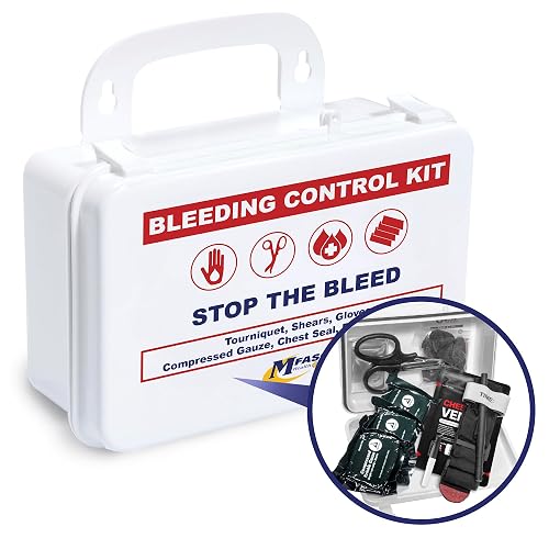 MFASCO Bleeding Control Kit with Tourniquet and Compressed Gauze – Stop ...