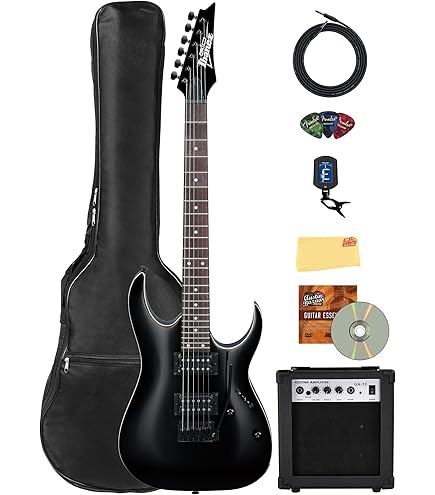 Amazon.com: Ibanez GRG7221QA RG Gio 7-String Electric Guitar