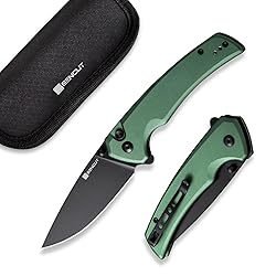 SENCUT Button Lock Pocket Knife for EDC, Serene
