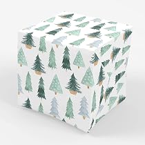 Amazon.com: Stesha Party Green Trees Gift Wrap for Holiday Present ...