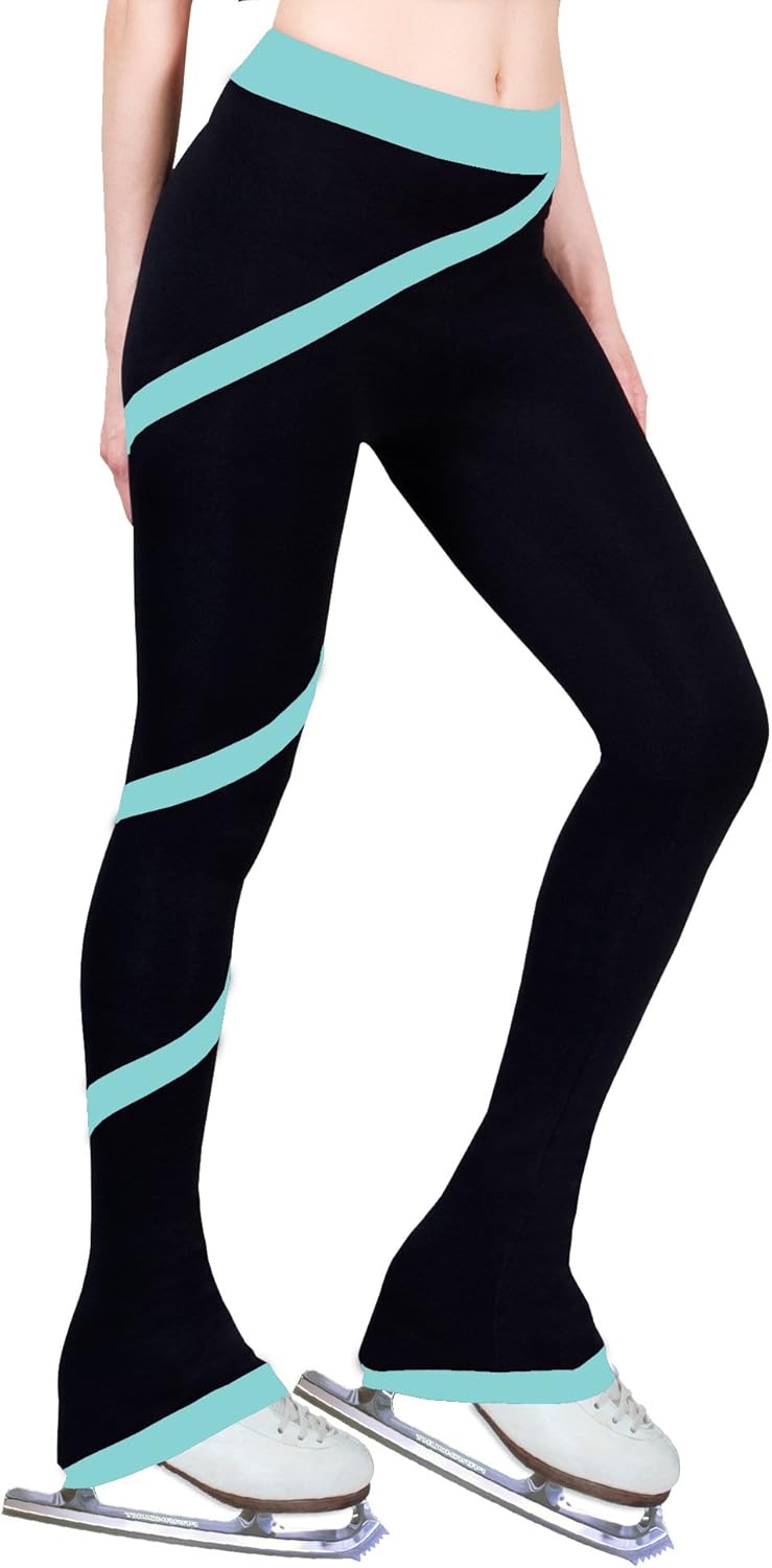 Figure Skating Spiral Polartec Polar Fleece Pants: Clothing