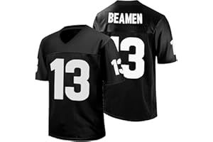 Amzdest Men's Willie Beamen #13 Football Jersey Jamie Foxx Any Given Sunday Movie Clothing for Party Gifts