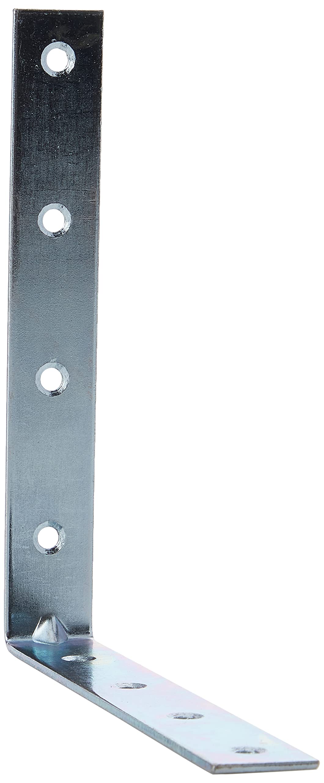 Merriway® BH00160 (10 Pcs) Bright Zinc Plated Corner Braces Brackets Plates, 150 mm (6 Inch) - Pack of 10 Pieces