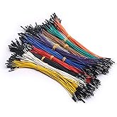 DEVMO Dupont Wire Jumper Cable Ribbon Multicolored 50pin 50PCS 20cm Male to Female Compatible with Ar-duino Breadboard SMT32
