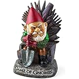 BigMouth Inc. Game of Gnomes Garden Gnome 9.5-inch - Funny Outdoor Gnomes - Weather-Proof Lawn Gnome, Yard Gnome - Hand-Paint