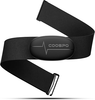 CooSpo H6M Heart Rate Monitor Chest Strap BLE ANT+ 400H Battery
