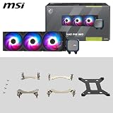 MSI MAG A13 360 AIO CPU Liquid Cooler 360mm Radiator RGB view 8
