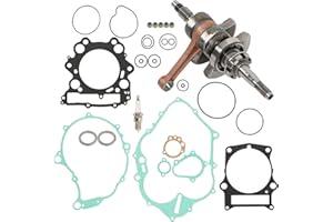 GXYWADY Crankshaft Crank Gasket Seal Bottom End Rebuild Kit Replacement for Yamaha Grizzly 660 YFM660 2002-2008 Rhino 660 YXR