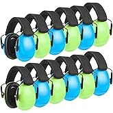 Amylove 12 Pcs Kids Ear Protection Noise Cancelling Headphones Ear Muffs Bulk 27db Adult Noise Reduction Hearing Earmuff(Universal Fit (kids & Adults),Fresh Style)