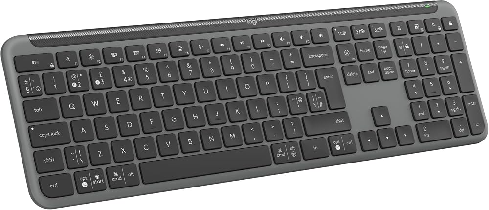 Logitech Signature Slim K950 Wireless Keyboard Graphite UK Layout