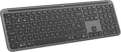 Logitech Signature Slim K950 Wireless Keyboard Graphite UK Layout