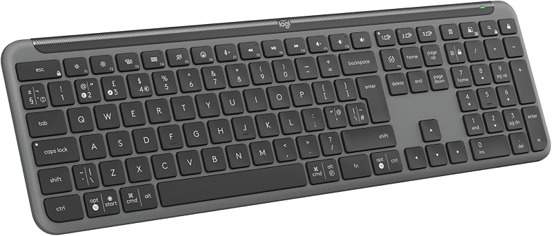 Logitech Signature Slim K950 Wireless Keyboard Graphite UK Layout