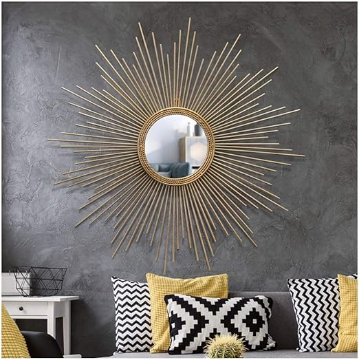 Espejos De Pared Americano Creativo De Lujo Colgante De Pared Sol