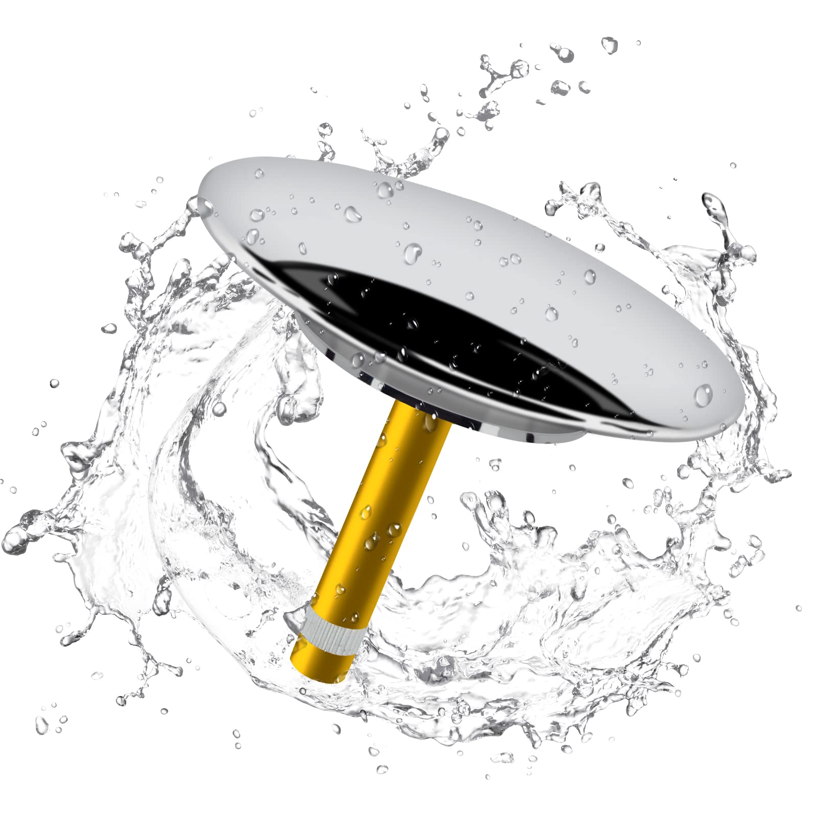 70mm Bathtub Plug Sink Plug Bathroom Universal Basin Plug Full Copper Adjustable Double Sealed Bath Plug for Washbasin Kitchen Bathroom