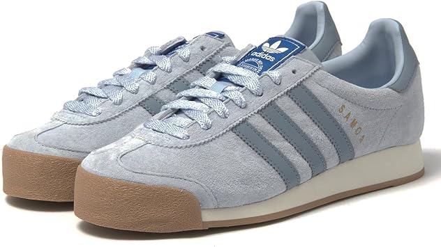 Amazon Co Jp 日本国内正規品 Adidas アディダス オリジナルス サモア ヴィンテージ Samoa Vntg タクティルブルー チョークホワイト ゴールドメット By3160 23 0cm スポーツ アウトドア