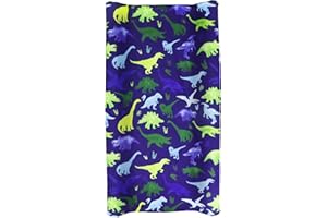TANOFAR Baby Boy Changing Pad Cover Dinosaur Diaper Changing Mat Cover Sheets for Newborn Stretchy Changing Table Cover (Blue)