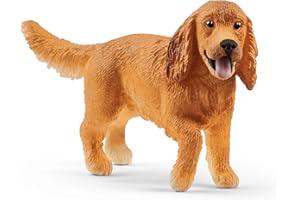 Schleich Farm World, Cute Animal Toys for Boys and Girls, English Cocker Spaniel Dog Toy Figurine, Ages 3+