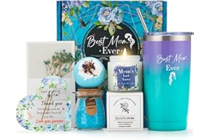 MEIGBFR MEGBFR Gifts for Mom, Mothers Day Gifts for Mom from Daughter Son, Moms Birthday Gift Ideas, Best Mom Ever Gifts Idea, Gift Basket for New Mom Mother in Law Wife Sister Friend