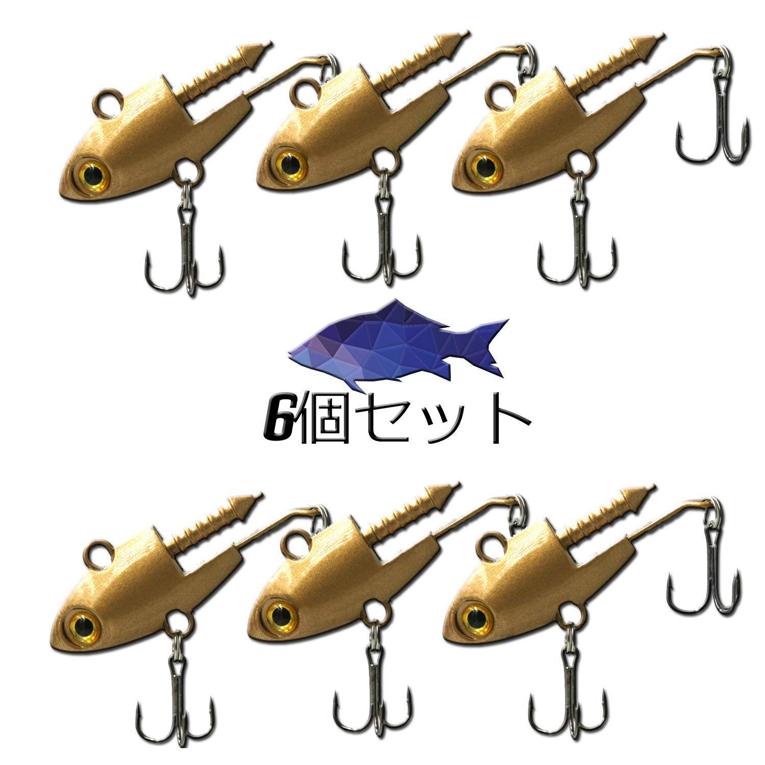 Mua 釣り Blue Ocean ジグヘッド セット 16ｇ 22g 6個セット シーバス ヒラメ 青物 タチウオ ルアー トレブルフック 付き Tren Amazon Nhật Chinh Hang 21 Fado