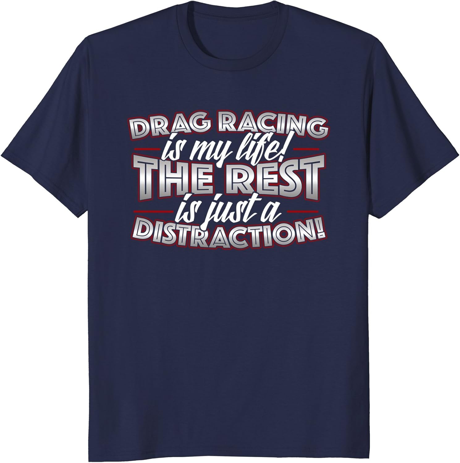 Mens Drag Racing T Shirt Clothing