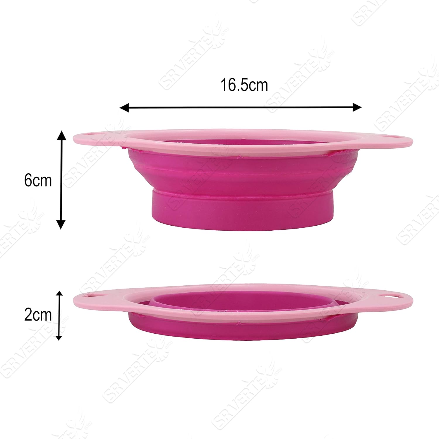 Collapsible Dog Bowl in Grey Colour, 705ml Silicone Water Bowl for Dogs Perfect Camping Accessories - Image 5
