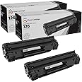 LD Products Compatible Toner Cartridge Replacement for Canon 126 CRG-126 CRG126 3483B001 (Black, 2-Pack) Compatible with Canon imageCLASS LBP6230dw and LBP6200d Wireless Laser Printers