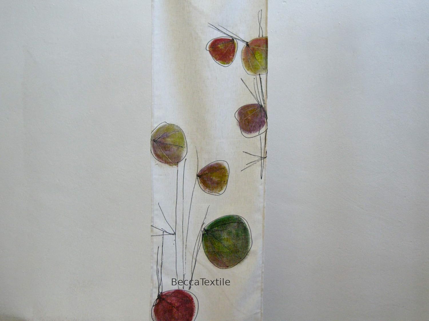 Panel With Painted Drawing Decorative Panel Japanese Panel