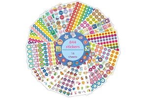 FUNCLASS 844 Reward Stickers for Kids, Teacher Stickers for Classroom | 16 Sheets for Preschool & Elementary Teachers, Parents and Toddlers — Classroom Rewards, Behavior Charts & Daily Chores