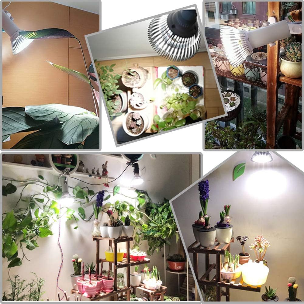 MILYN LED Grow Light Bulb 100W Daylight Full Spectrum Plant Growth Lamp 150 LEDs Plant Lights - Image 5