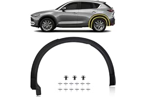 INCEPRIPARI Driver Side Rear Fender Trim for Mazda CX-5 2017 2018 2019 2020 2021, Mazda CX-5 Accessories, Textured Black Rear left Side Wheel Arch Fender Flare Molding Trim For MA1790101 | KB7W51W60F8N