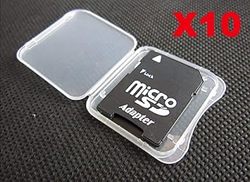 MemoryPack SD MMC/SDHC PRO DUO Memory Card Plastic Storage Jewel Case (10 Pieces)