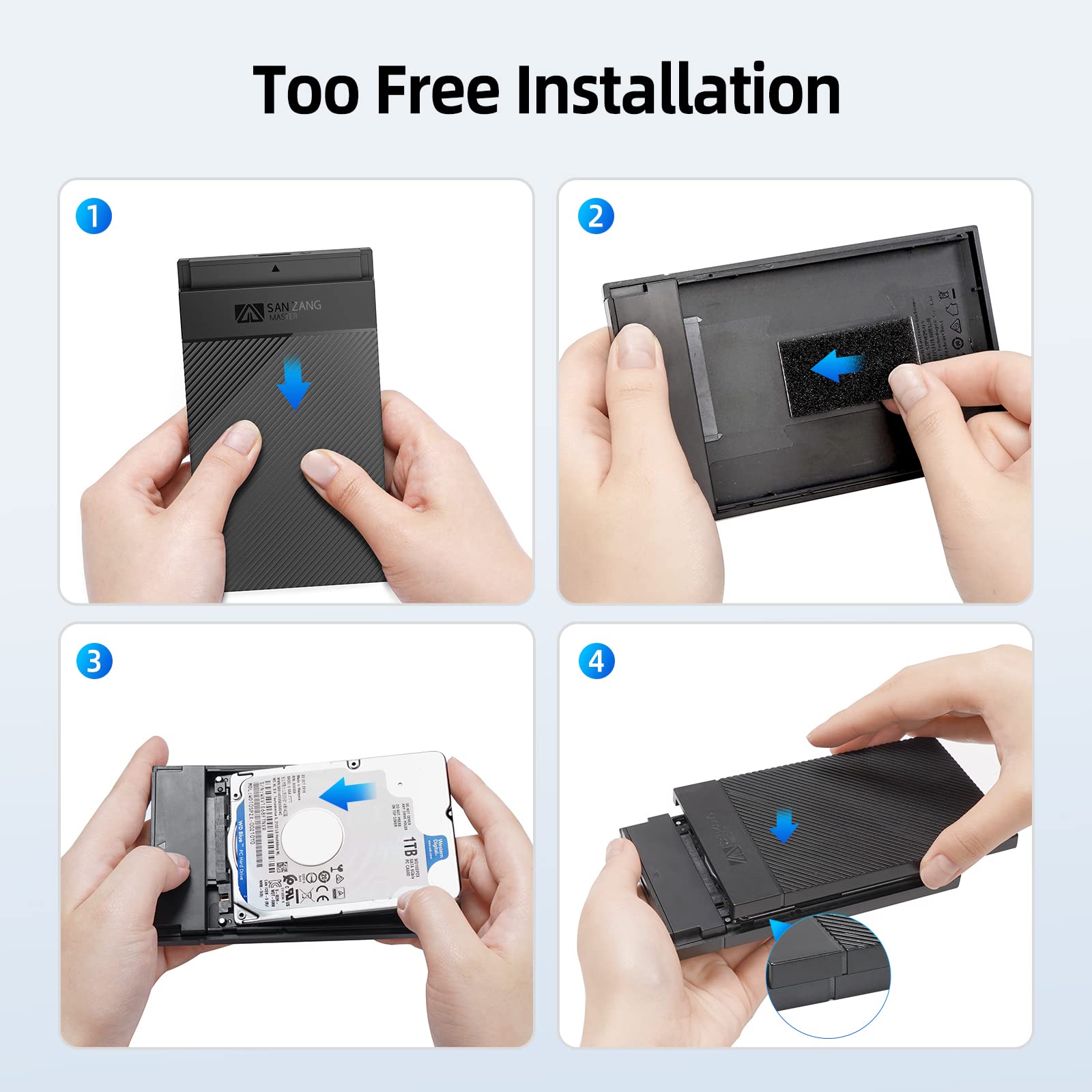 SAN ZANG MASTER SSD esterno portatile SSD moderno design minimalista e ad alta c