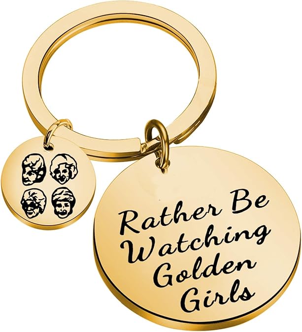 TIIMG Golden Girls Keychain Golden Girls Fans Gift Friendship Gifts