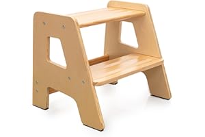 OCODILE 2-Step Toddler Step Stool for Bathroom, Kitchen & Potty Training | Non-Slip Small Stool Safe for Bathroom Sink | Kids