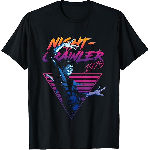 Amazon.com: Marvel X-Men Cyclops Retro Neon Triangle Graphic T