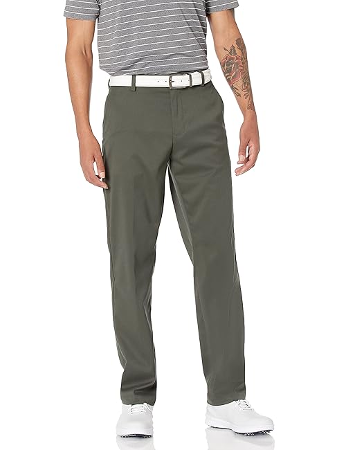 Amazon Essentials Men's Classic-Fit Stretch Golf Pant (Available in Big & Tall), Olive, 31W x 30L