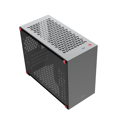 MATX Case ZZAW B3, Aluminum PC Case Desktop DIY, Computer Case