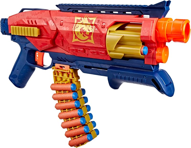 Hasbro Nerf Loadout, Shadowspeed Recon, Lanzador Personalizable, 14 Dardos de Espuma N1, Accesorios Adaptables, Cañón Giratorio, Modo Ráfafa, Competición, Diversión con Amigos, Regalo para niños