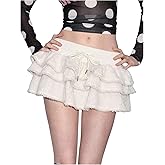 MakeMeChic Women's Fuzzy Fur Mini Skirt Fall Y2K Ruffle Layer Skirts Going Out Low Waisted Skirts