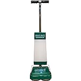 Bissell BigGreen BGFS5000 Portable Two Brush Floor Scrubber &amp; Polisher, Polypropylene, 13"" W x 7"" D x 44"" H, White &amp; Green