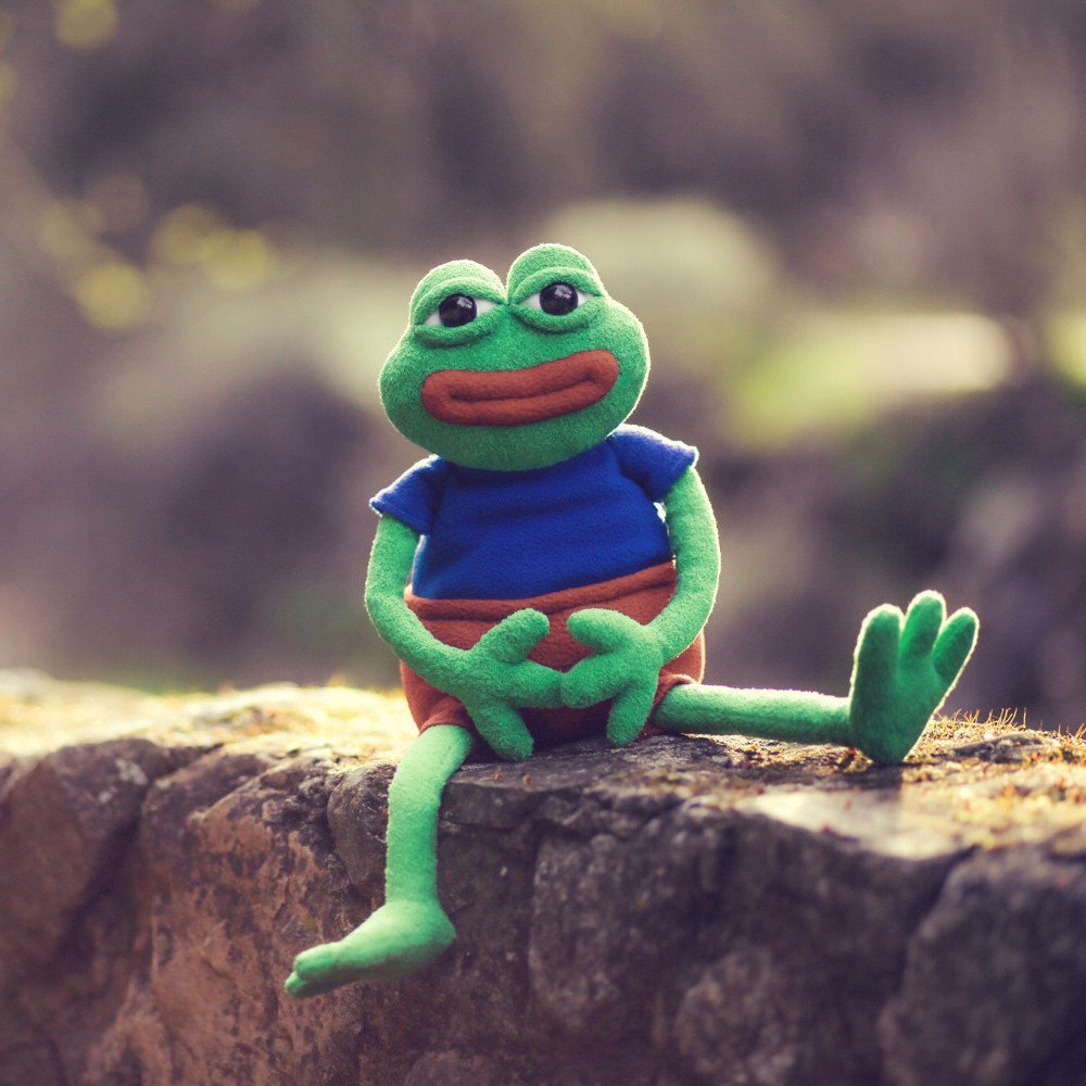 pepe the frog plush