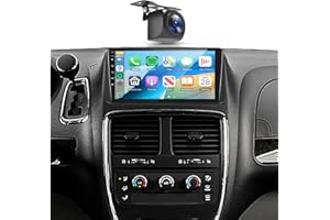 4+64G Car Radio Stereo for Dodge Grand Caravan 2008-2020 Chrysler Town & Country 2011-2016 Wireless CarPlay,9” Android Auto I