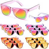 Sunglasses Party Favors for Kids - Girls Sunglasses Age 3-8 with UV 400 Protection, Neon Sunglass Party Favors Bulk for Students Classroom, Valentines Easter, Kids Goodie Bags Stuffers - 12 Packs