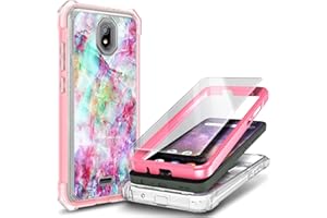 WDHD Case for Nokia C100 with Tempered Glass Screen Protector, Full-Body Protective Shockproof Rugged Bumper Cover, Impact Resist Phone Case (Fantasy)